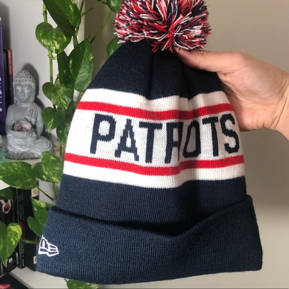 NWOT Fleece Lined Patriots Beanie - Picture 2 of 5